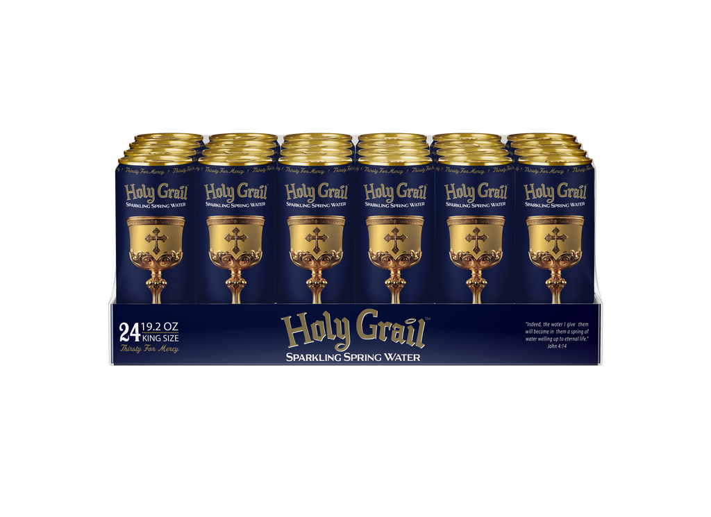 Holy Grail Sparkling Spring Water 24-Pack