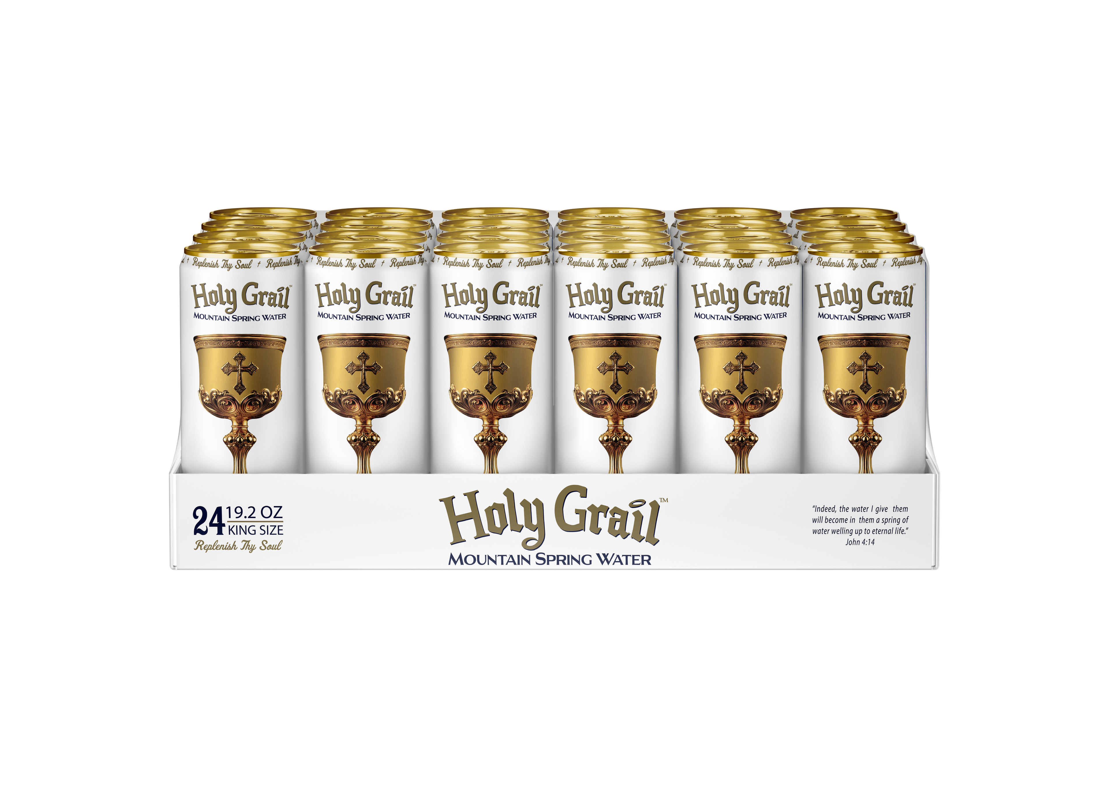 Holy Grail Mountain Spring Water 24-Pack